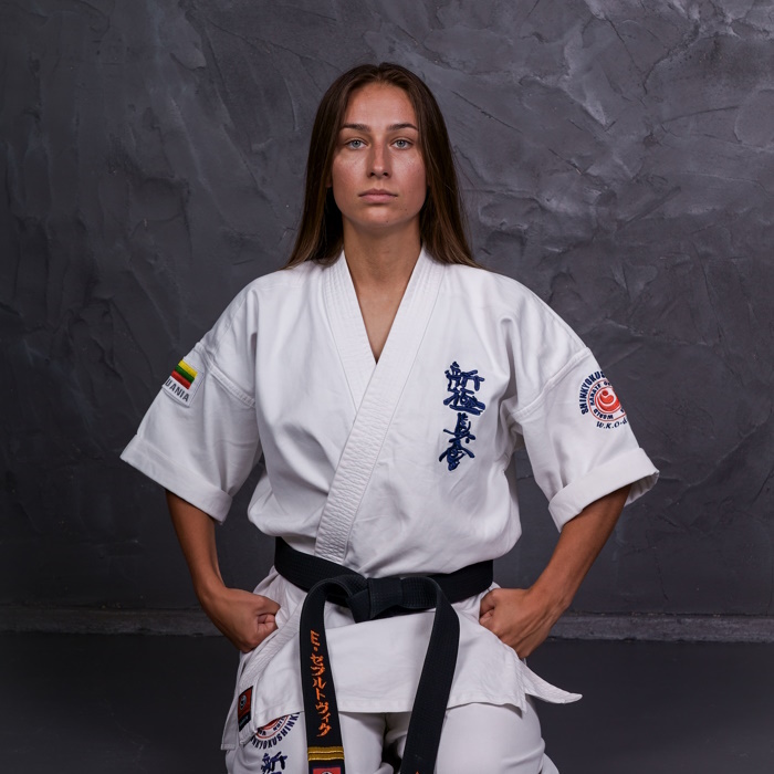 Osu karate klubas - Erika Žeburtovič